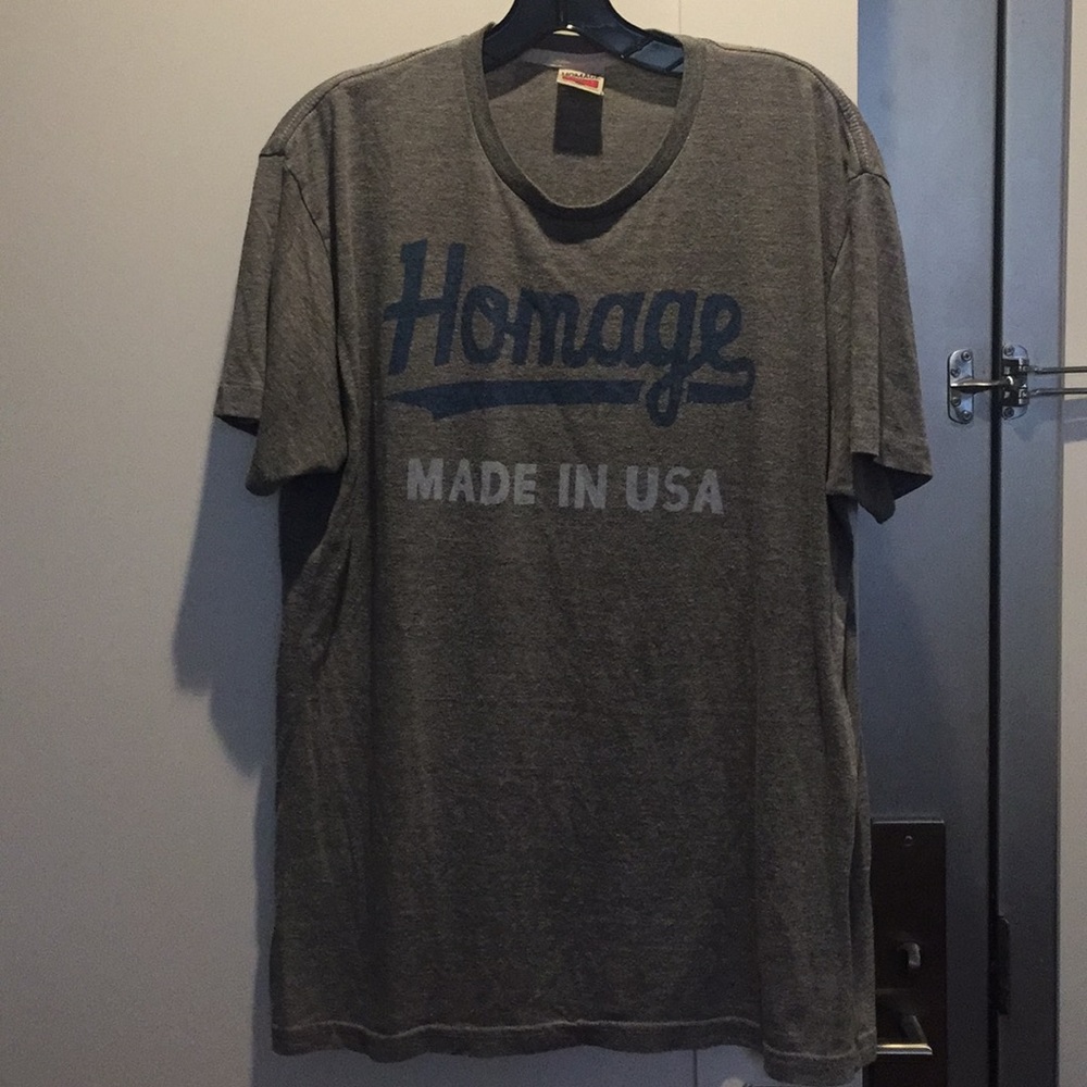Gray Homage t shirt